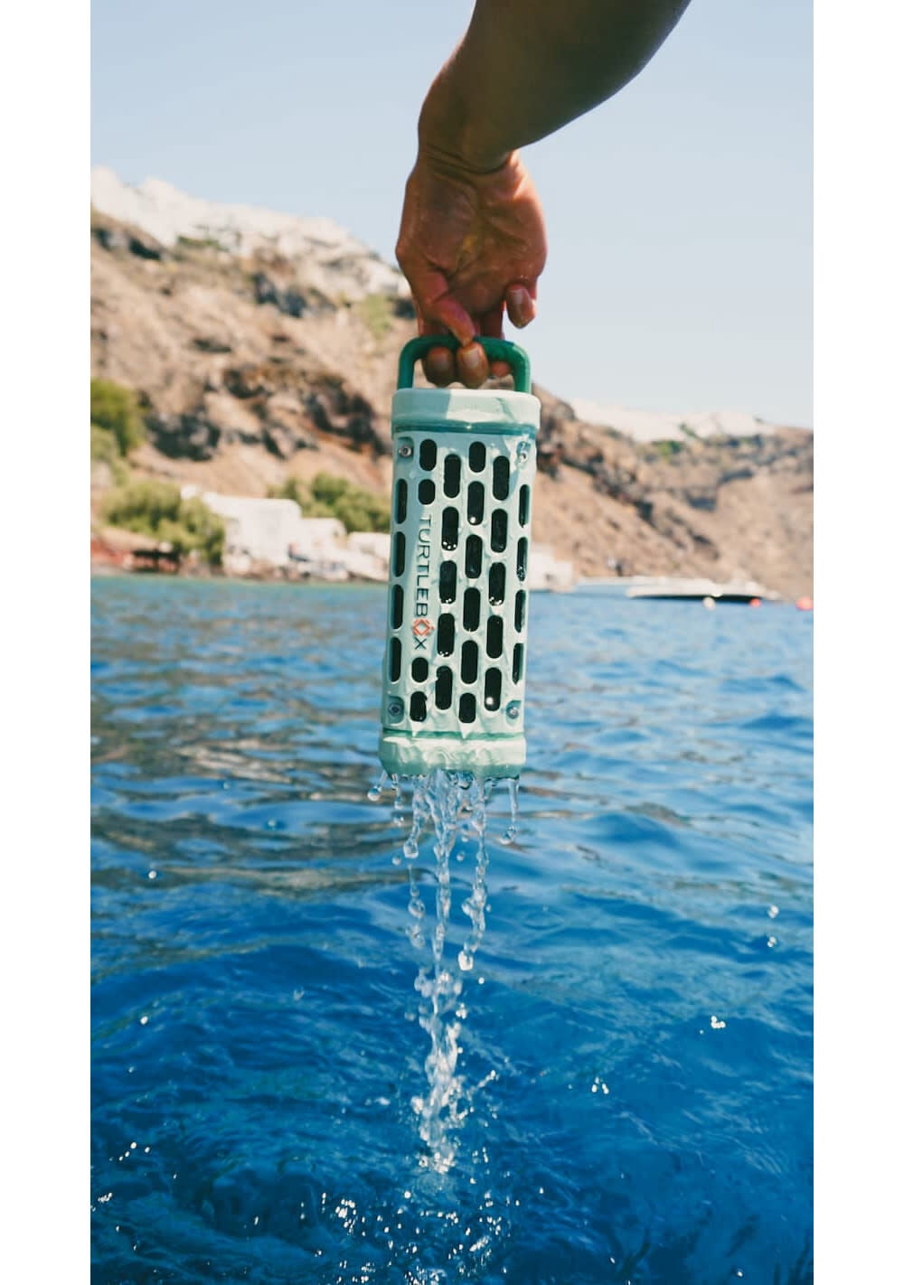 Turtlebox Ranger Li-Ion Battery-Powered Ultra-Portable Speaker, River Rock