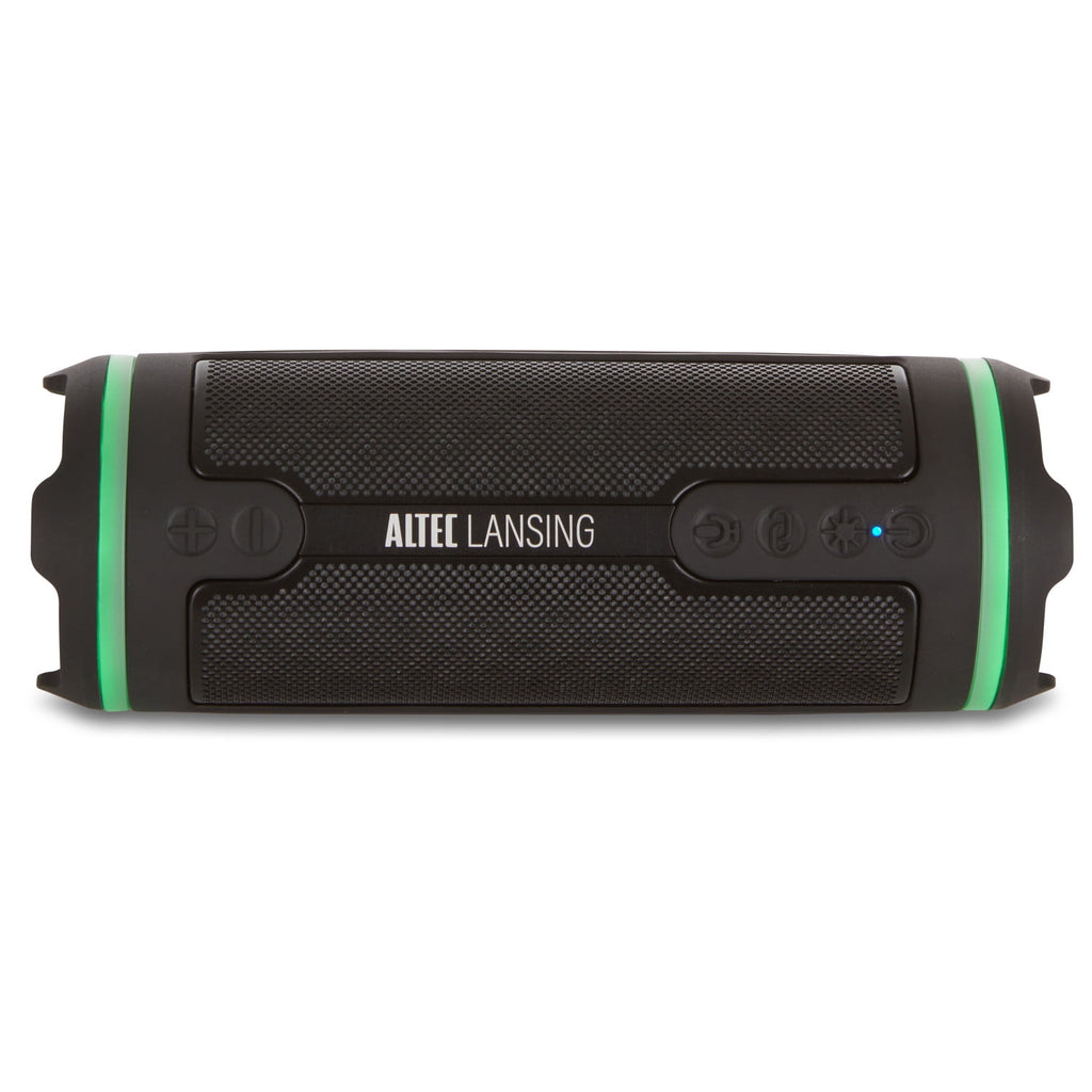 Altec Lansing HydraMOTION 2.0 Wireless Bluetooth Speaker, 16H Battery, RGB Lights, USB-C Quick Charge, IP67 Rated Waterproof Bluetooth Speaker, Mountable, Voice Assistant
