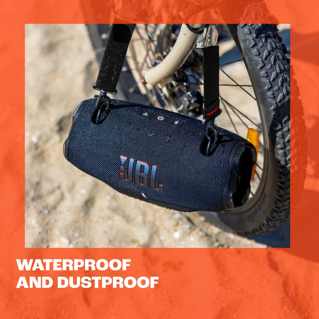 JBL Xtreme 4 Portable Waterproof Speaker with Bluetooth, 4 Speakers, Black