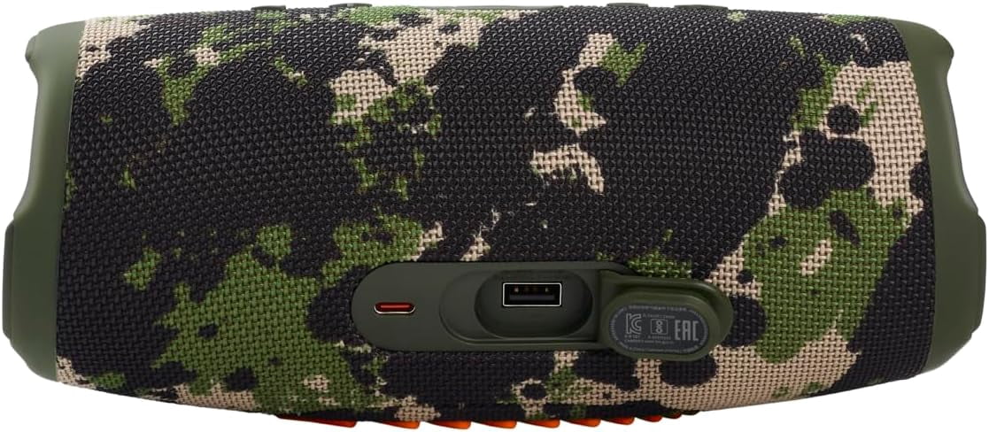 JBL Charge 5 - Wi-Fi Portable Waterproof (IP67) Bluetooth Speaker with Powerbank USB Charge Out, 20 Hours Playtime, Partyboost, Including Winguard Protective Travel Case