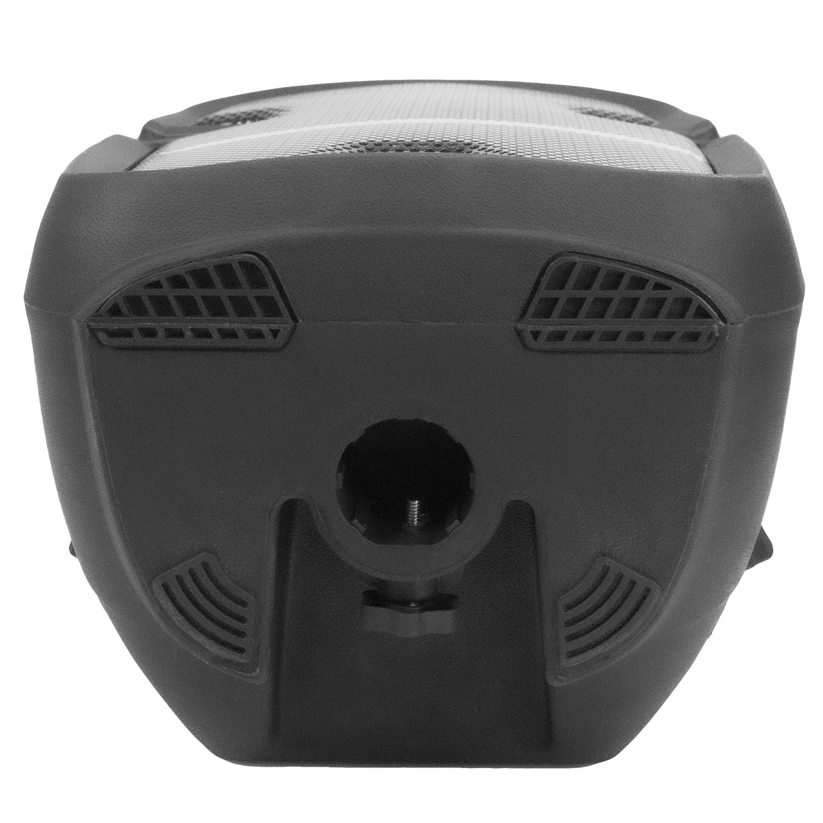 QFX PBX-808TWS Dual 8-Inch Portable Bluetooth PA Speaker System with Stands, Wired Mics, Remotes, USB/FM/TWS/LED