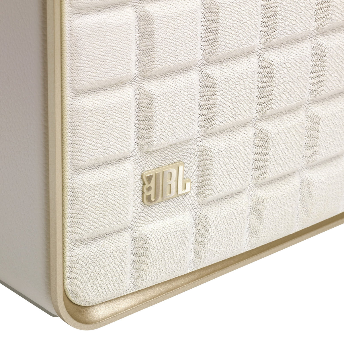 JBL Authentics 200 - Smart home speaker with Wi-Fi, Bluetooth and Voice Assistants with retro design - White