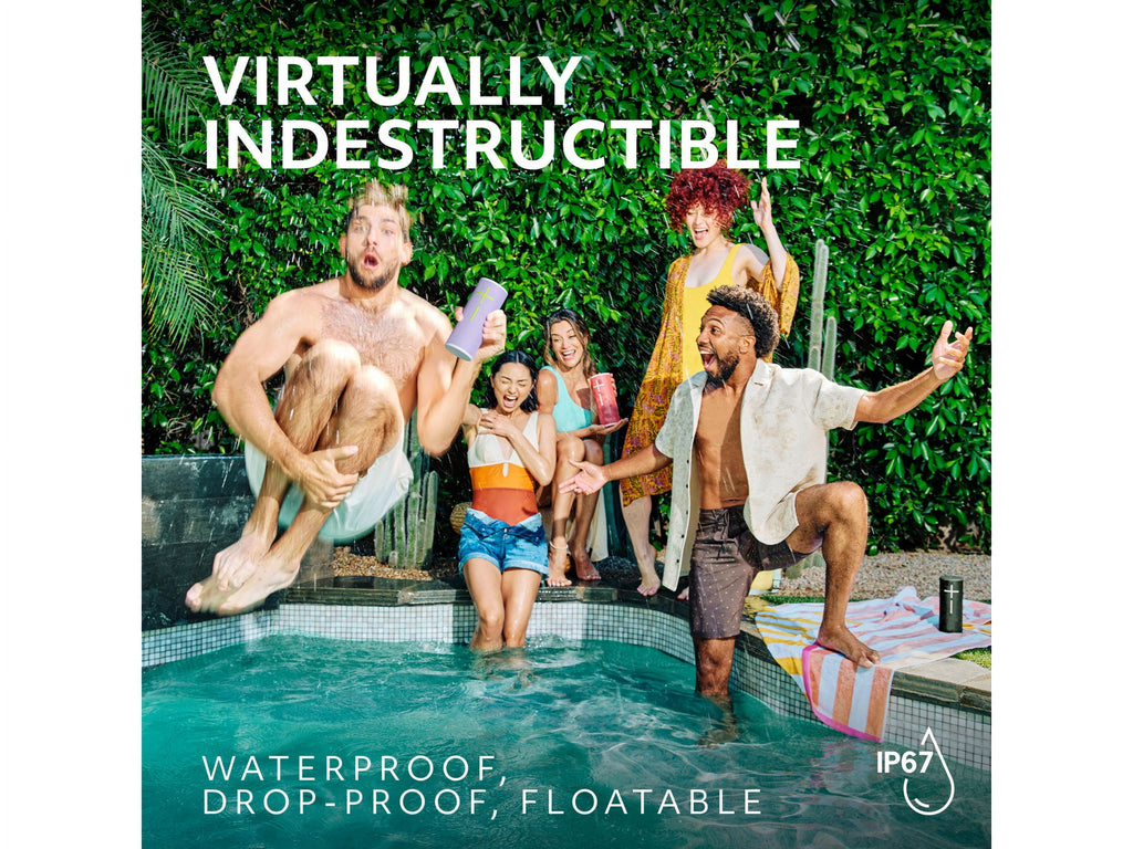 Ultimate Ears Boom 4 Portable Bluetooth Speaker IP67 Waterproof 360-Degree Sound 15‑Hour Battery – Black