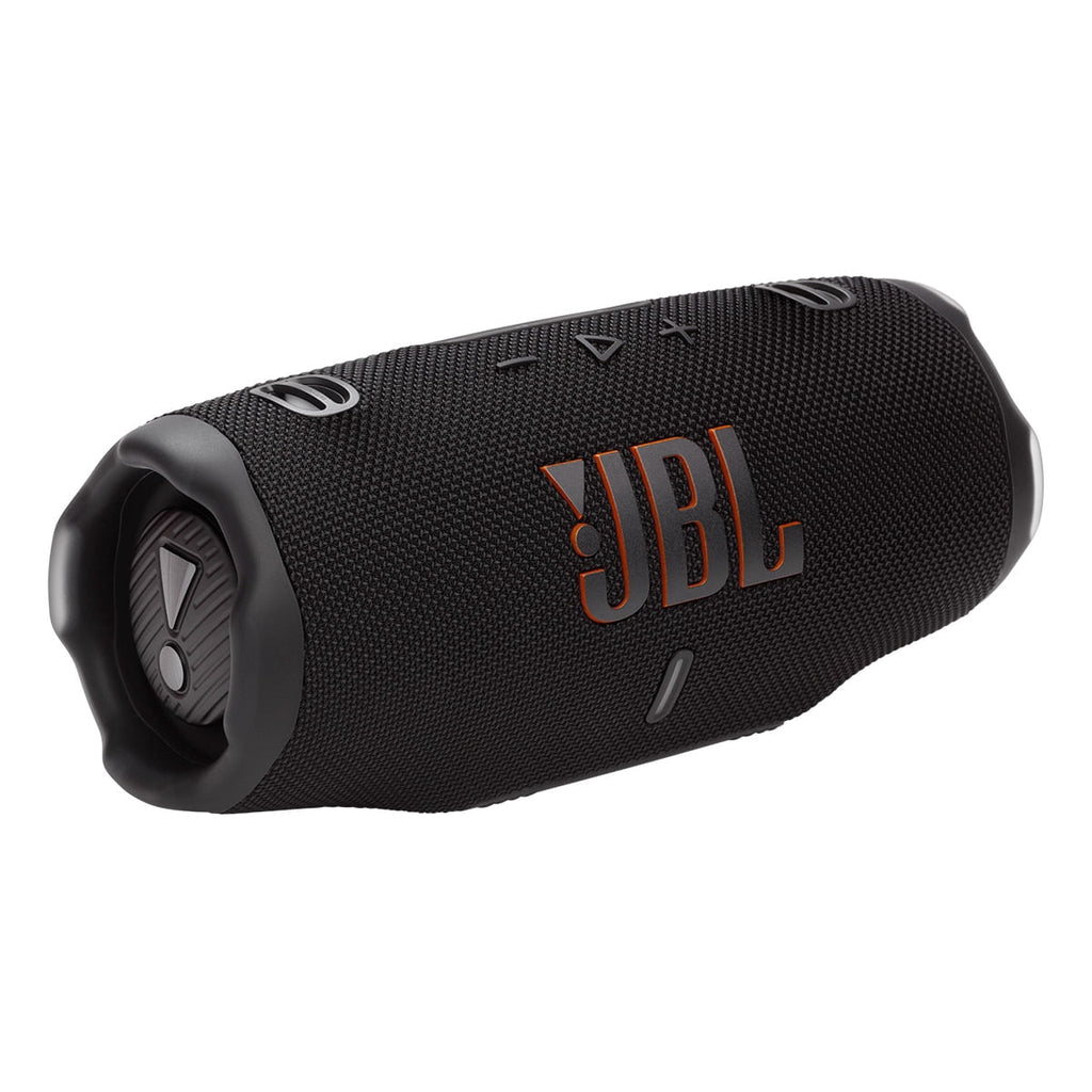 JBL Charge 6 Waterproof Portable Speaker Bundle with gSport Silicone Sleeve (Black)