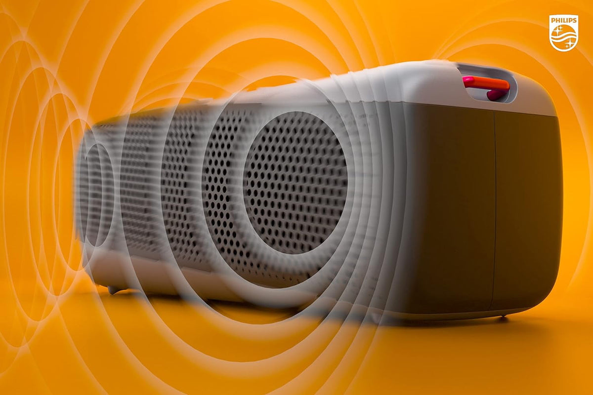 PHILIPS S7807 Wireless Bluetooth Speaker, 7000 Series - 40W Output, IP67 Waterproof, 24-Hour Playtime, Portable with Built-in Microphone, Voice Assistant, USB-C, and Power Bank, Black