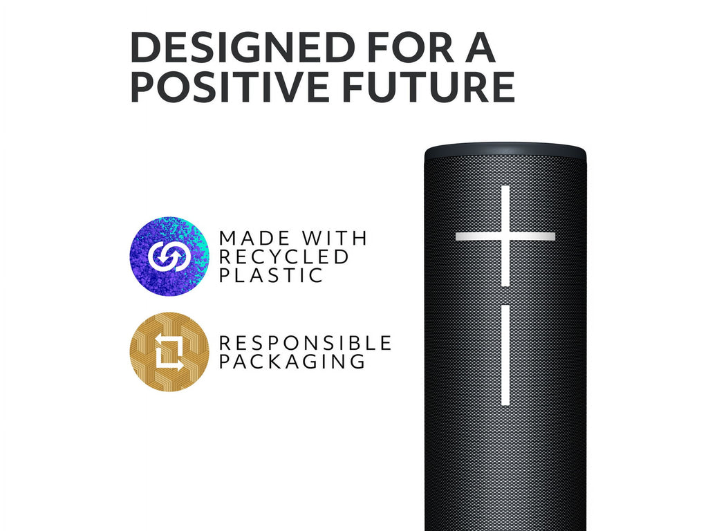 Ultimate Ears Boom 4 Portable Bluetooth Speaker IP67 Waterproof 360-Degree Sound 15‑Hour Battery – Black
