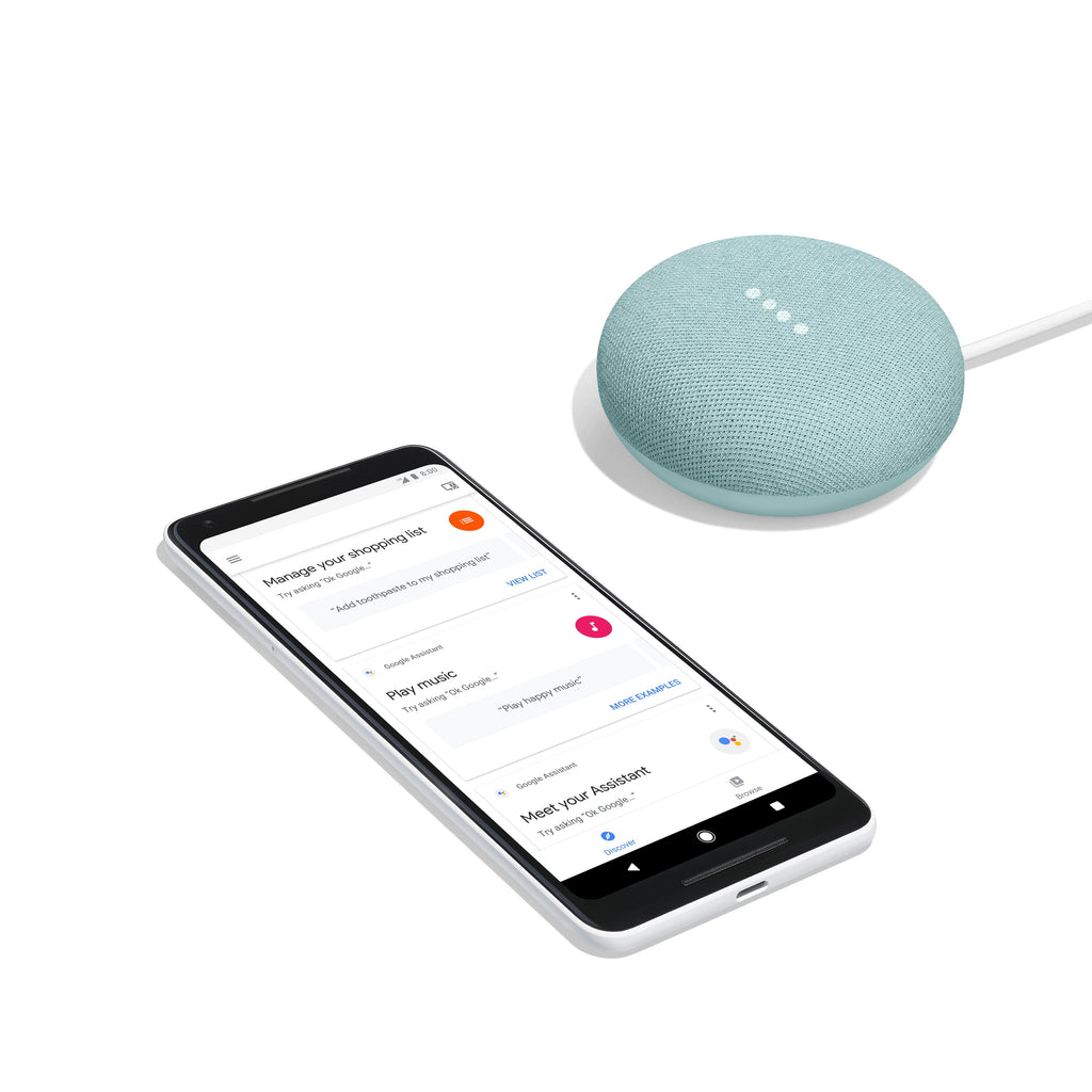 Google Home Mini - Aqua