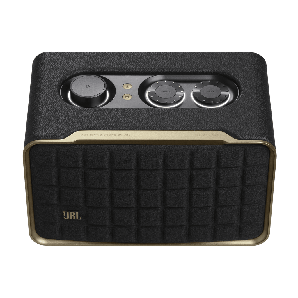 Restored JBL Authentics 200, Smart home speaker with Wi-Fi, Bluetooth and Voice Assistants with retro design (Refurbished)