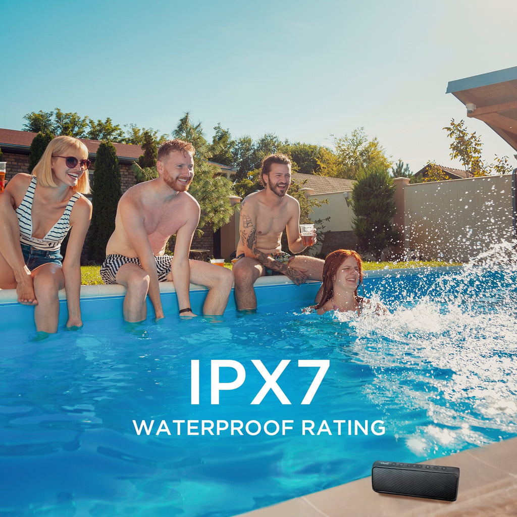OontZ Angle 3 Pro Boat Waterproof Portable Bluetooth Speaker, H2O Blue