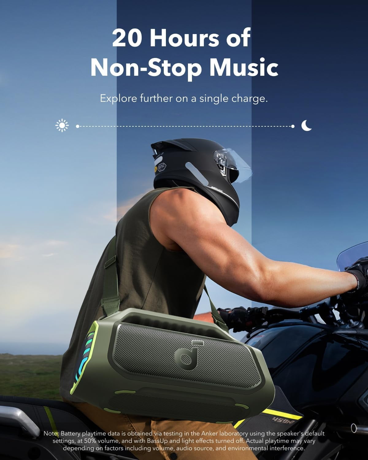 Soundcore Boom 2 Plus By Anker, Outdoor Speaker, 140W, 2+2 Channel, BassUp 2.0, 20H Playtime, Black