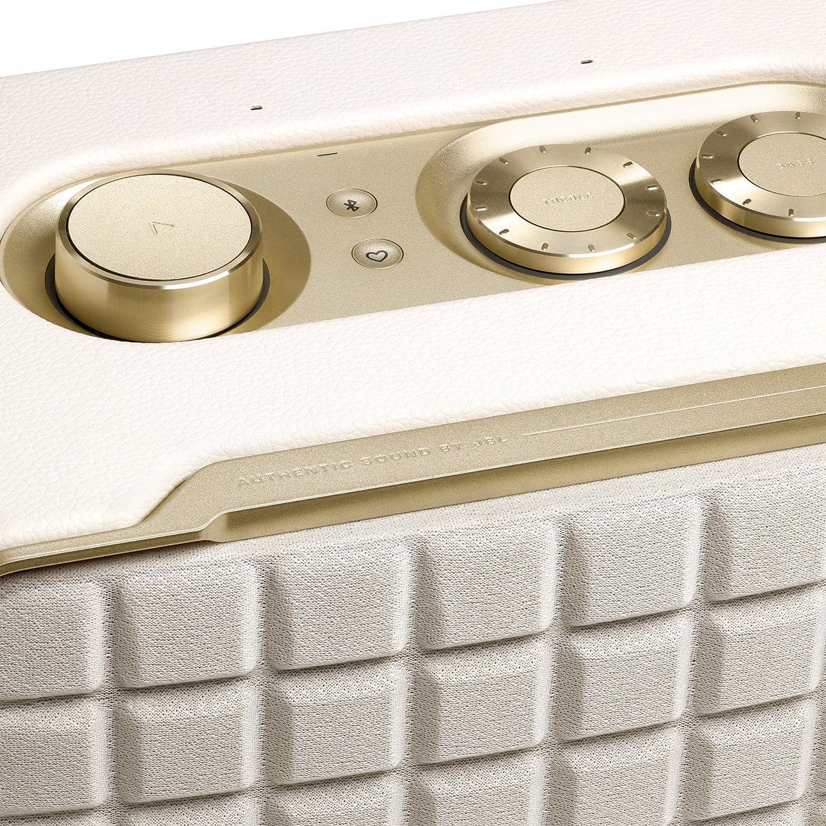 JBL Authentics 200 - Smart home speaker with Wi-Fi, Bluetooth and Voice Assistants with retro design - White