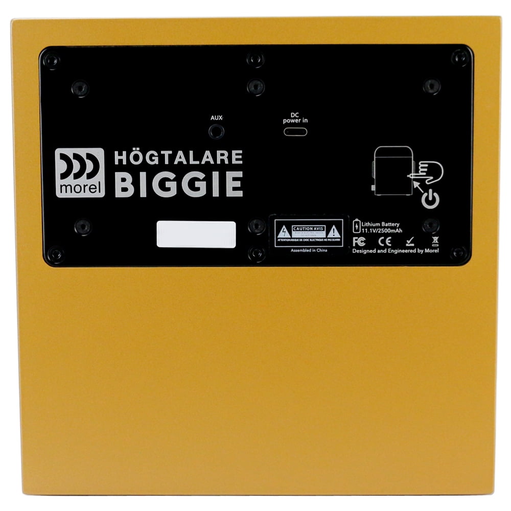Morel Biggie Home Audio Bluetooth Wifi Wireless Speaker - Golden Glow *NEW*