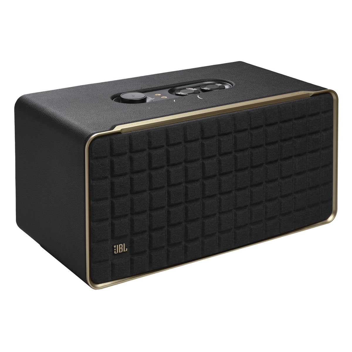 (Open Box) JBL Authentics 500 Hi-Fidelity Smart Home Speaker with Wi-Fi, Bluetooth, Voice Assistants - Black