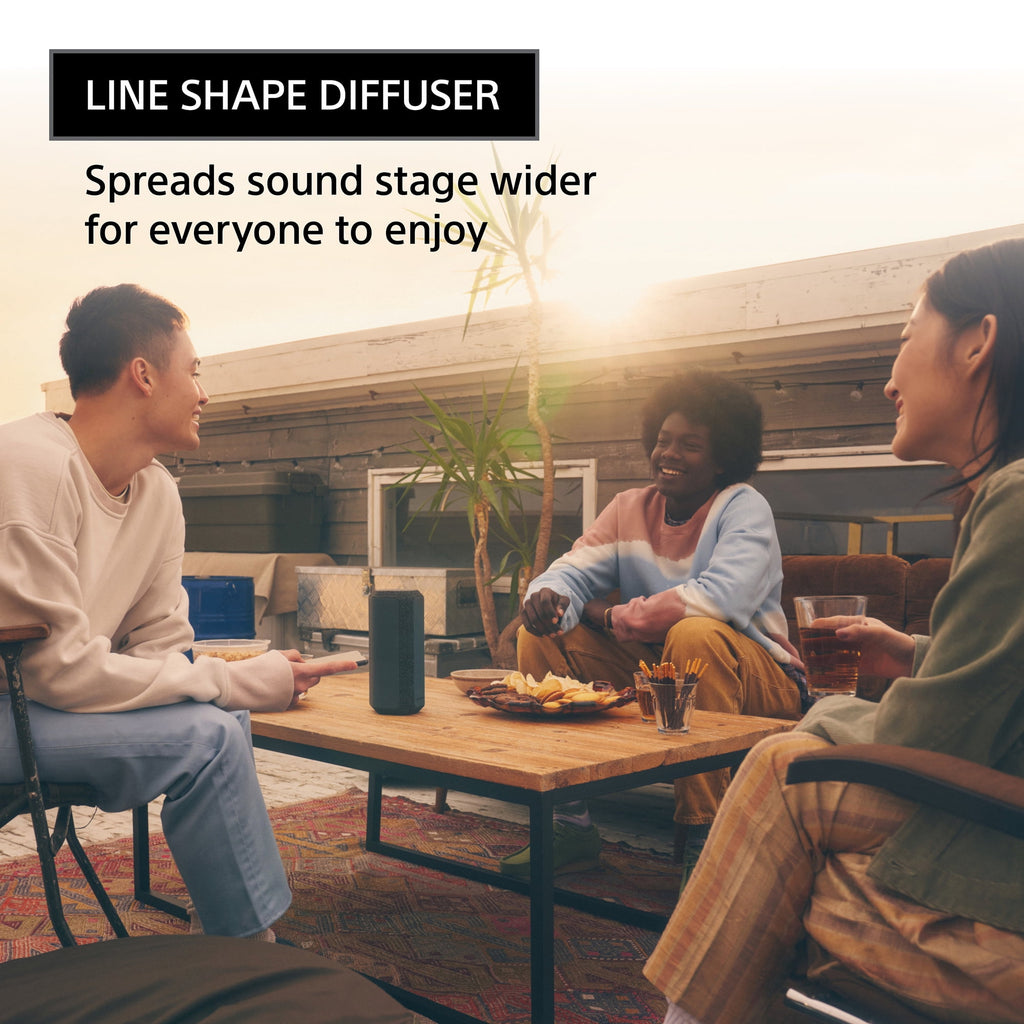 Sony SRS-XE300 Wireless Portable BLUETOOTH Speaker, IP67 Water-resistant, Dustproof and Shockproof, Light Gray
