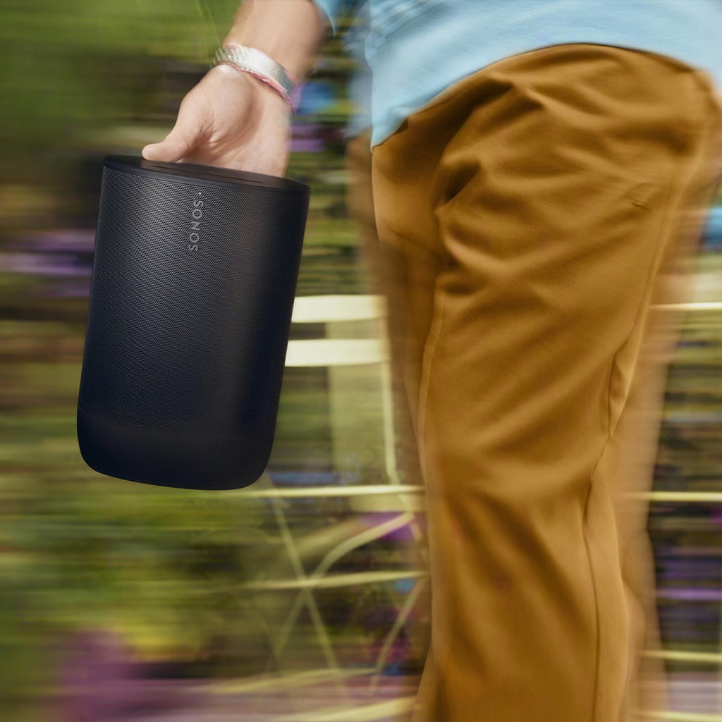Sonos Move 2 Portable Bluetooth Smart Speaker, Water Resistant, Black