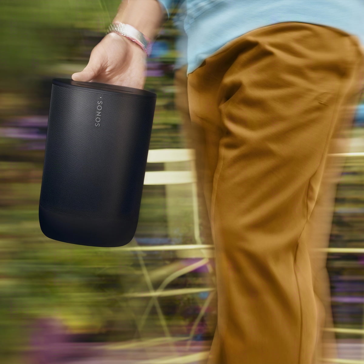 Sonos Move 2 Portable Bluetooth Smart Speaker, Water Resistant, Black