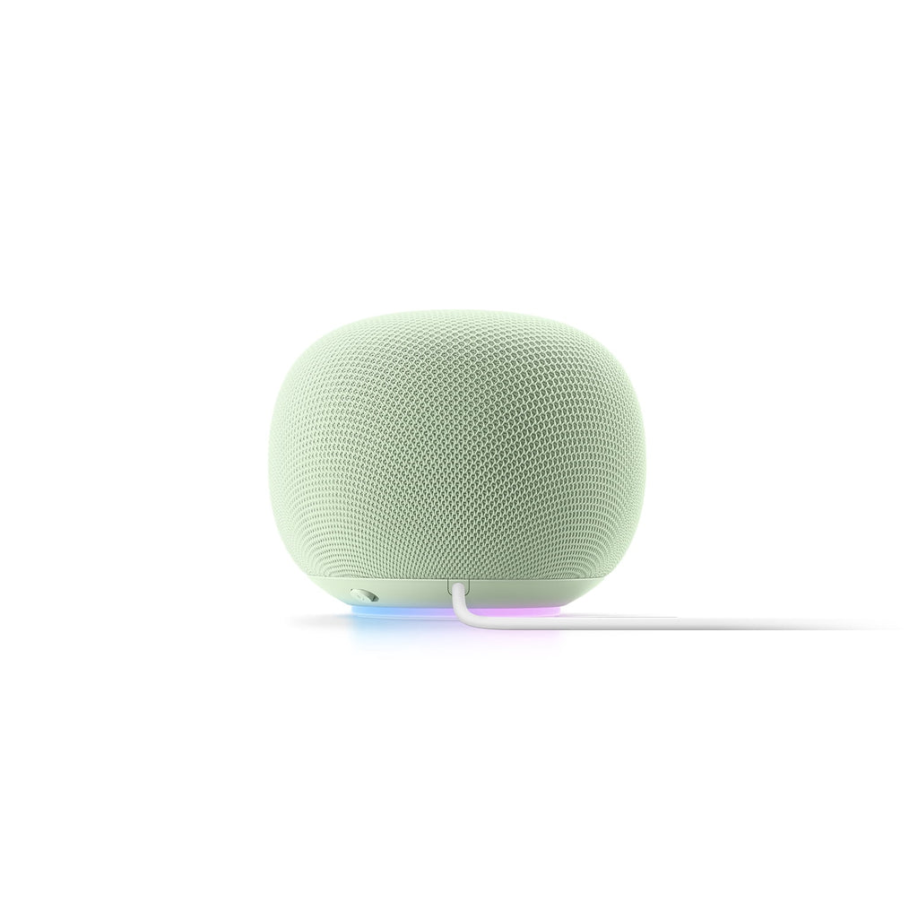 Google Home Speaker - Smart Speaker with 360 - Degree Sound and Gemini For Home Voice Assistant - Hazel