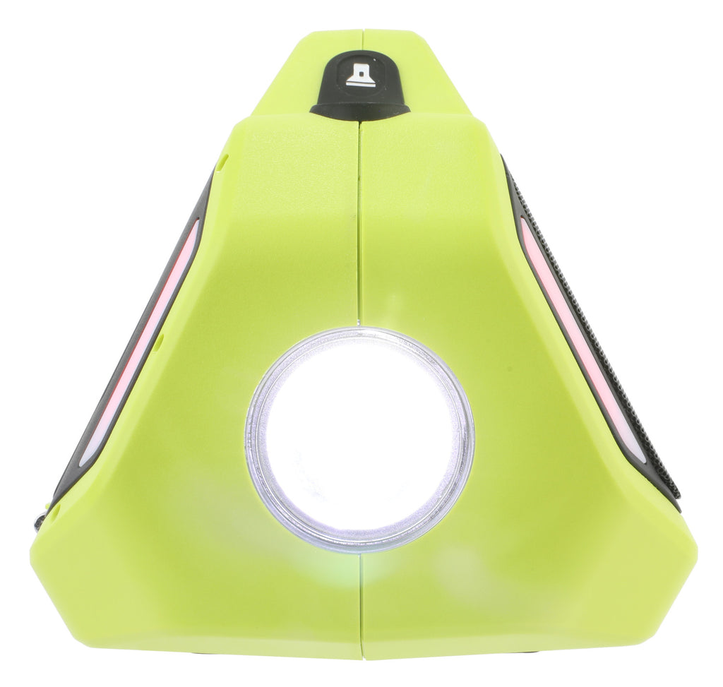 Altec Lansing IMT7012 StormChaser 10 Hours Playtime IPX5 Water Resistant LED Lights Portable Wireless Bluetooth Emergency Weather AM/FM Radio Speaker