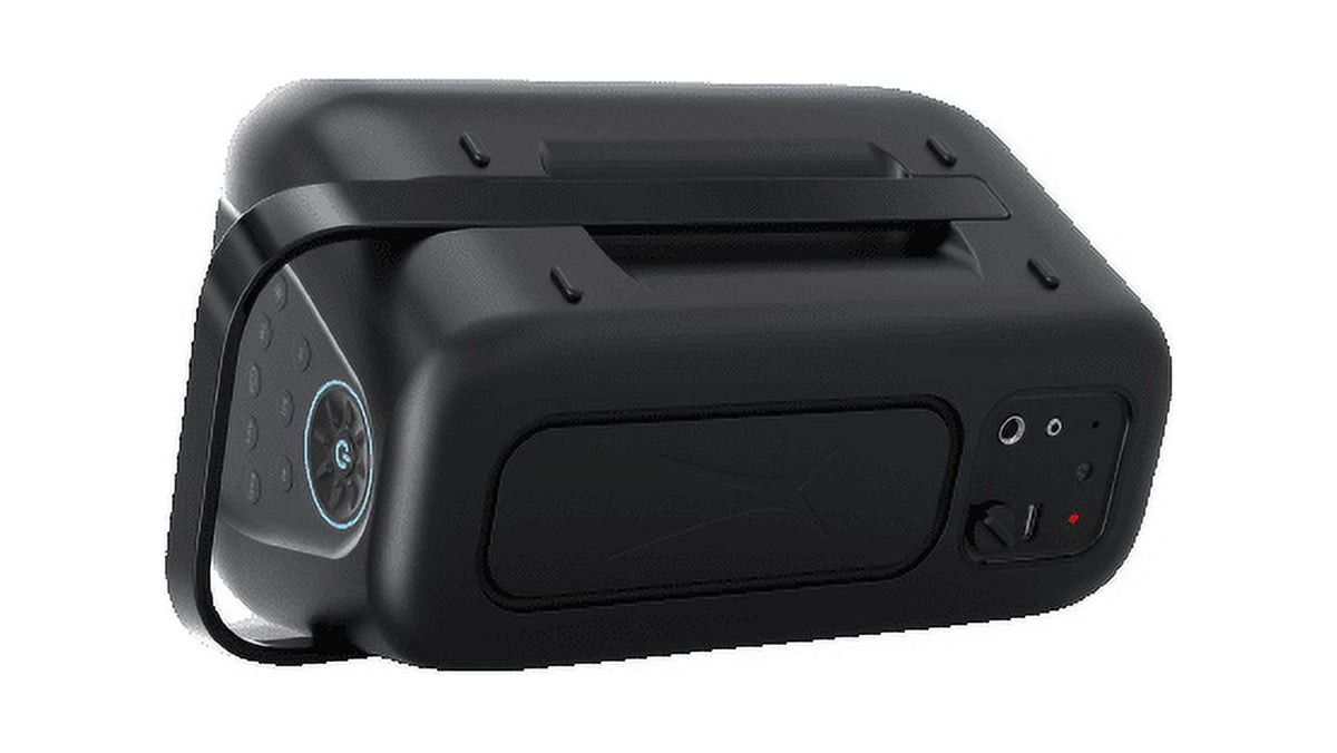 Altec Lansing Shockwave Portable Bluetooth Wireless Party Speaker with LED Lights, Black, IMT7000-BLK