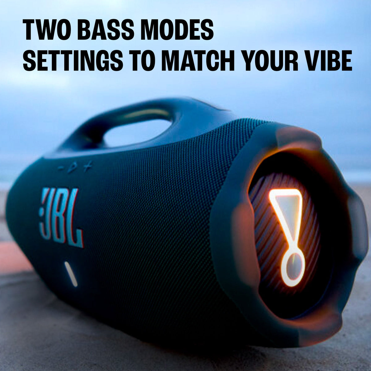 JBL Boombox 4 Portable Waterproof Speaker with JBL Pro Sound, 4 Speakers, Black