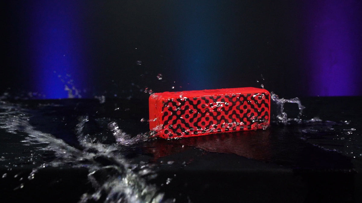 (2) Rockville Faze Red 50w Portable Bluetooth Speakers w/TWS Wireless Linking