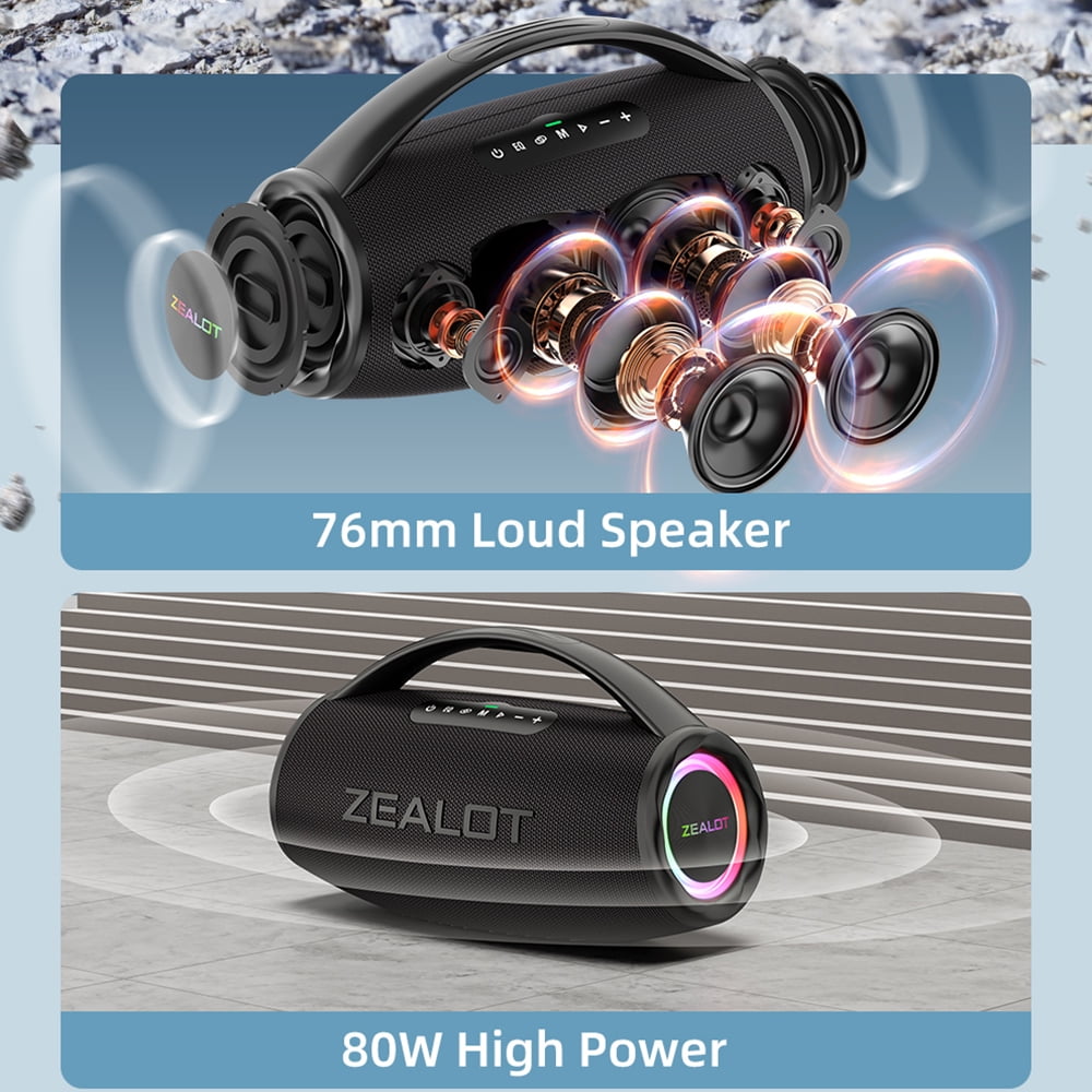 voice box,Outdoors Waterproof Sound Waterproof 80w Sound Waterproof Portable Voice Box With 80w Stereo With Portable Outdoors Bt