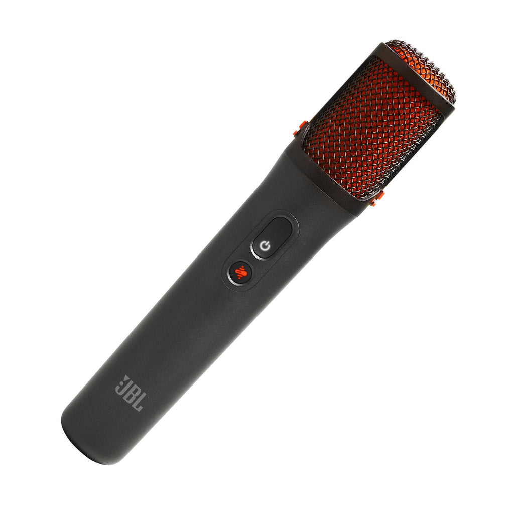 JBL PartyBox On-The-Go 2 - Portable party speaker with one wireless digital mic, handle and a shoulder strap, Dynamic lightshow, Up to 15 hours playtime, Splash proof & Auracast™ (Black)