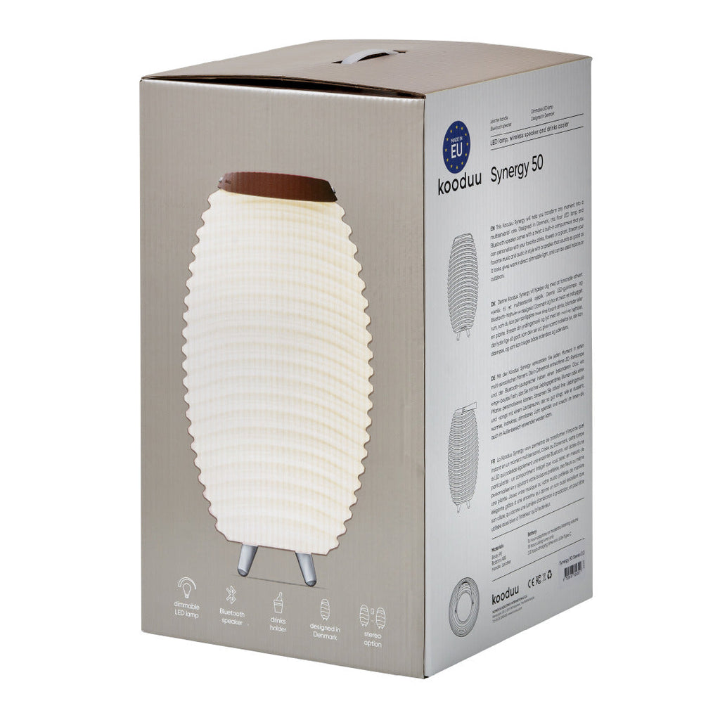 Kooduu Synergy 50 Lamp 1-Light Cordless Rechargeable Dimmable Indoor Outdoor Speaker Lamp