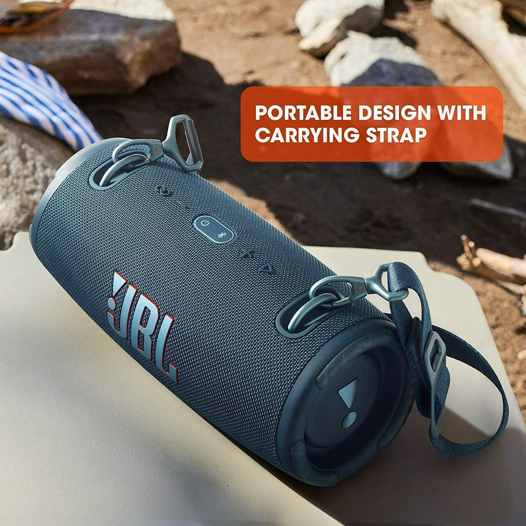 Restored Xtreme 3 Portable Bluetooth Speaker Blue JBLXTREME3BLUAM (Refurbished)