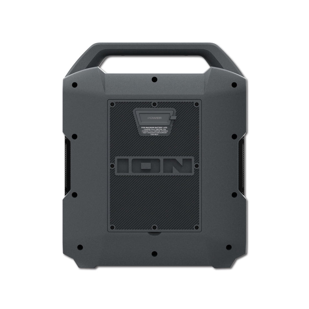 (Open Box) ION Audio IPA163 Party Boom Plus Portable Bluetooth Speaker with Lights, 2 Speakers, Black
