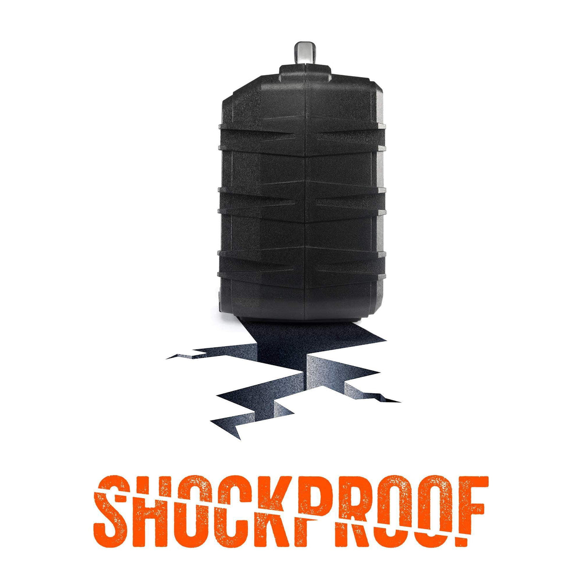 EcoXGear EcoTrek 15.4" x 10.2" x 16.7" Waterproof, Shockproof, Fully Submersible, 100 W Bluetooth EcoTrek Speaker