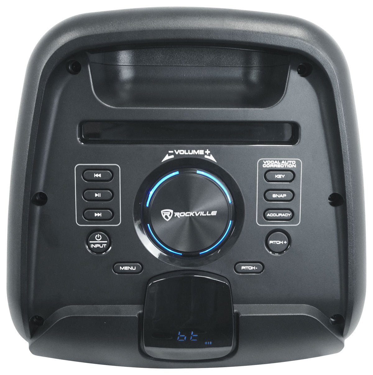 Rockville Rock Party 9 Dual 8" Portable Bluetooth Speaker, 1000W, LED, Karaoke