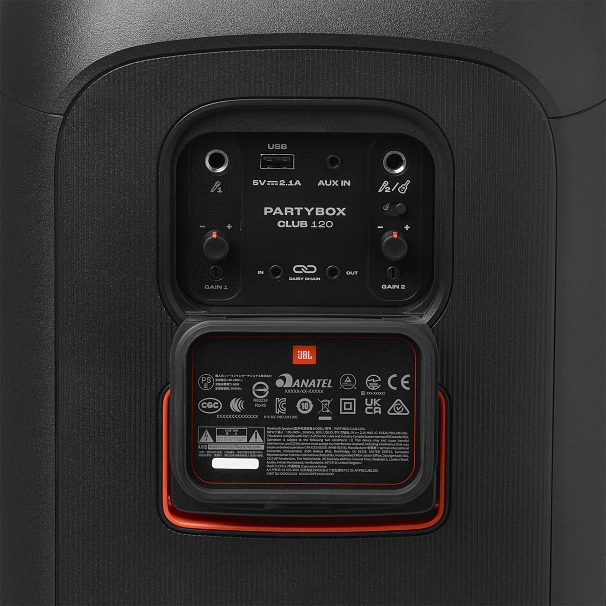 JBL PartyBox Club 120 - Portable party speaker - Featuring powerful JBL Pro Sound, the JBL PartyBox Club 120 delivers the best music experience - Black