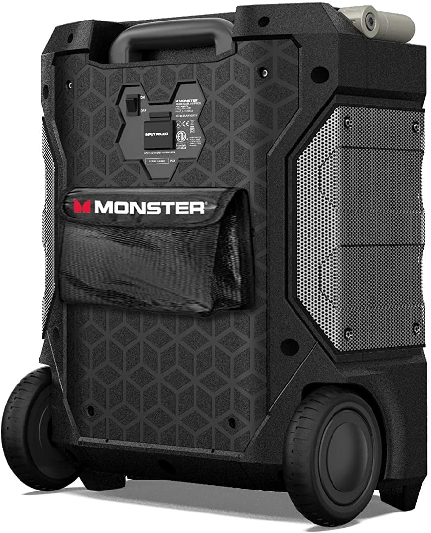 Monster MNRR270 Rockin' Roller 270 Portable Indoor/Outdoor Wireless Speaker - Black