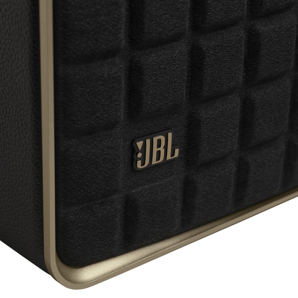 JBL Authentics 200 - Smart home speaker with Wi-Fi, Bluetooth and Voice Assistants with retro design - Black