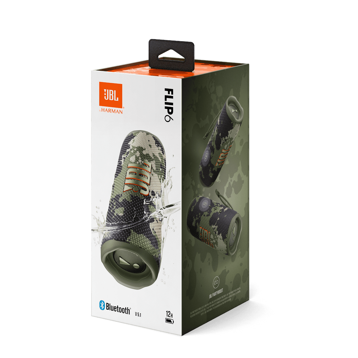 JBL Flip 6 - Portable Waterproof Speaker - Squad