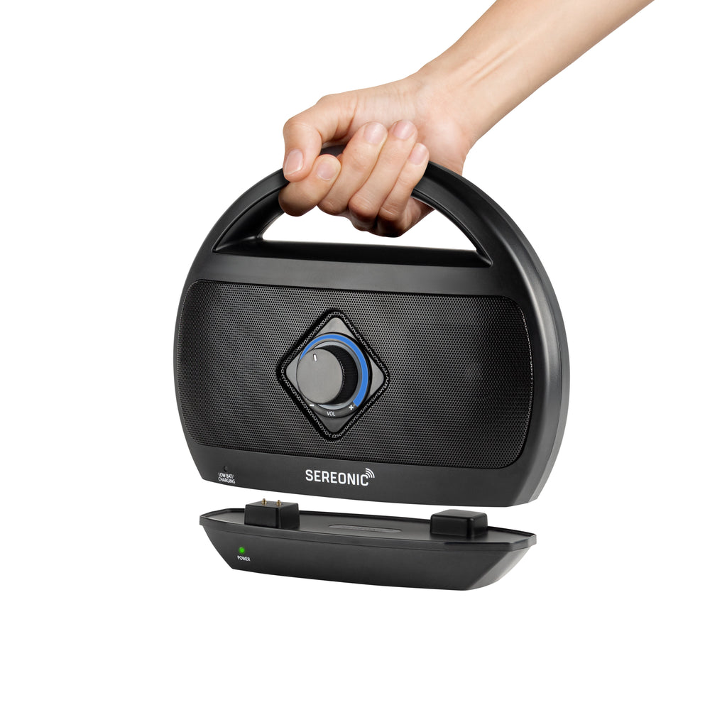 Serene Innovations Sereonic BT-300 Wireless TV Speaker, Black