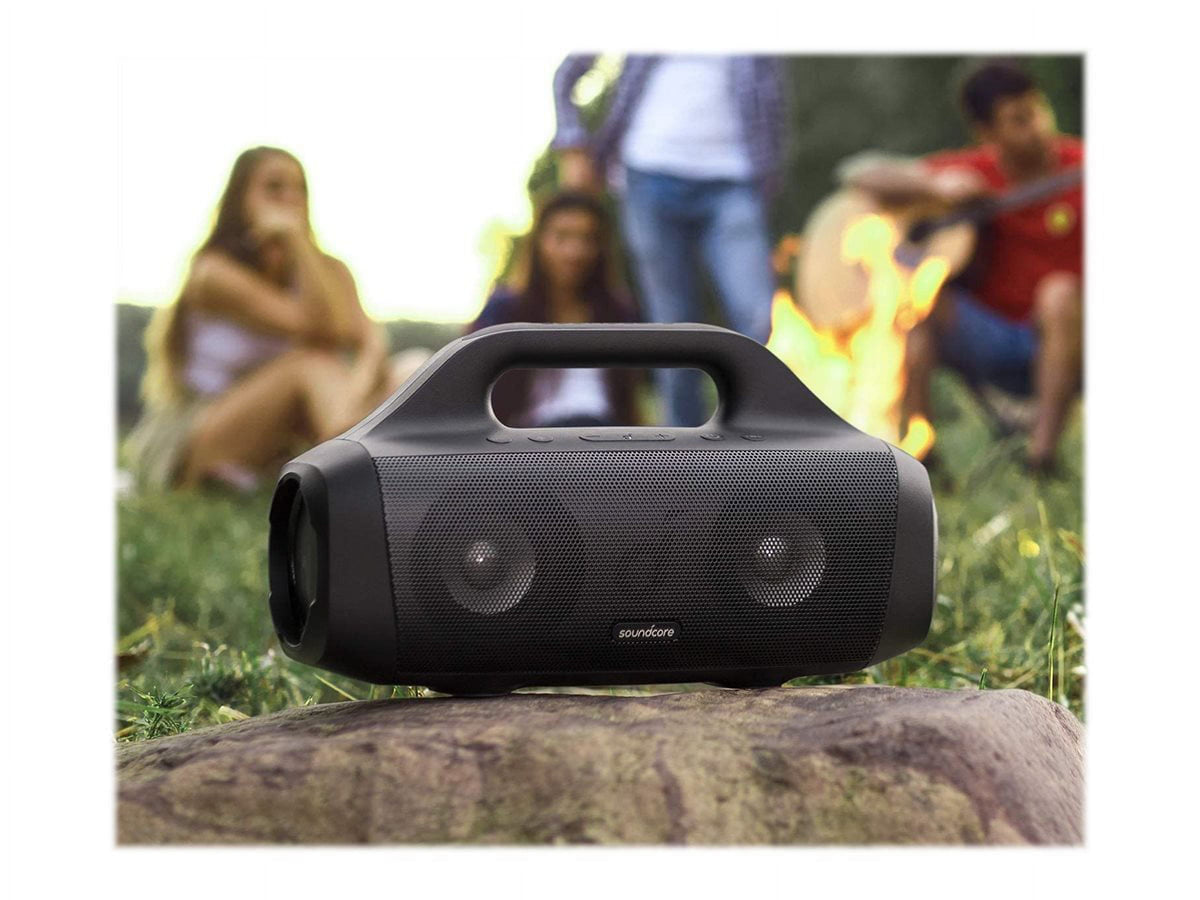 Anker Soundcore Motion Boom Portable Outdoor Bluetooth Speaker with Titanium Drivers IPX7 Waterproof 24H Playtime, Black