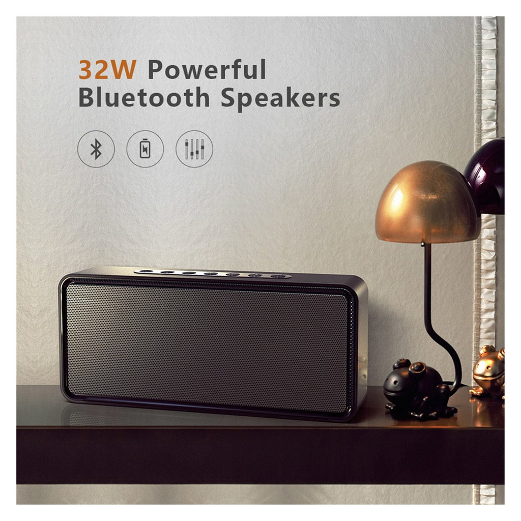 Portable Sound Box Bluetooth Speaker Wireless Dual Driver 3D Stereo Bass Subwoofer Home Loud Speaker Music Box