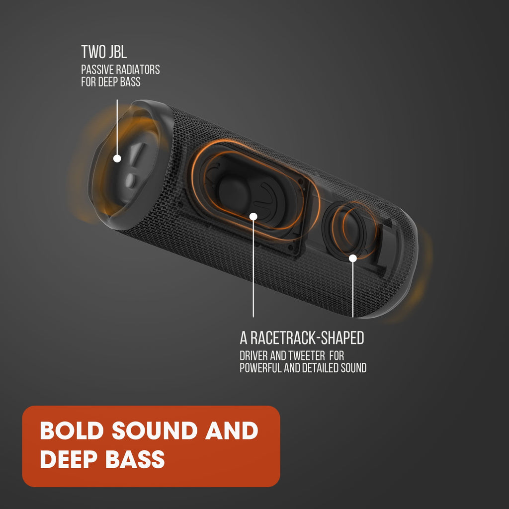 JBL Flip 6 Portable Waterproof Speaker Black