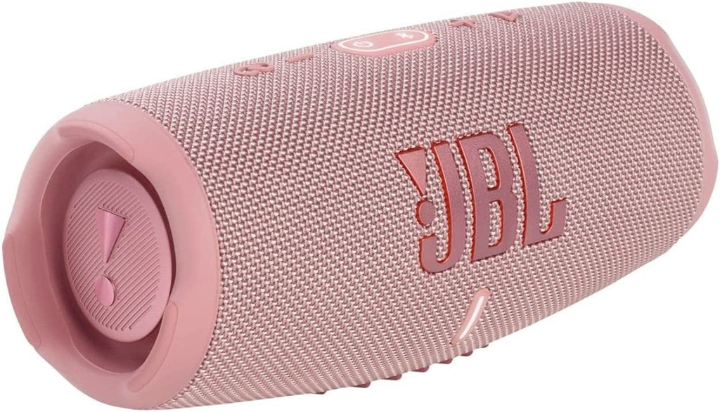 JBL Charge 5 Bluetooth Portable Speaker, Pink, JBLCHARGE5PINKAM