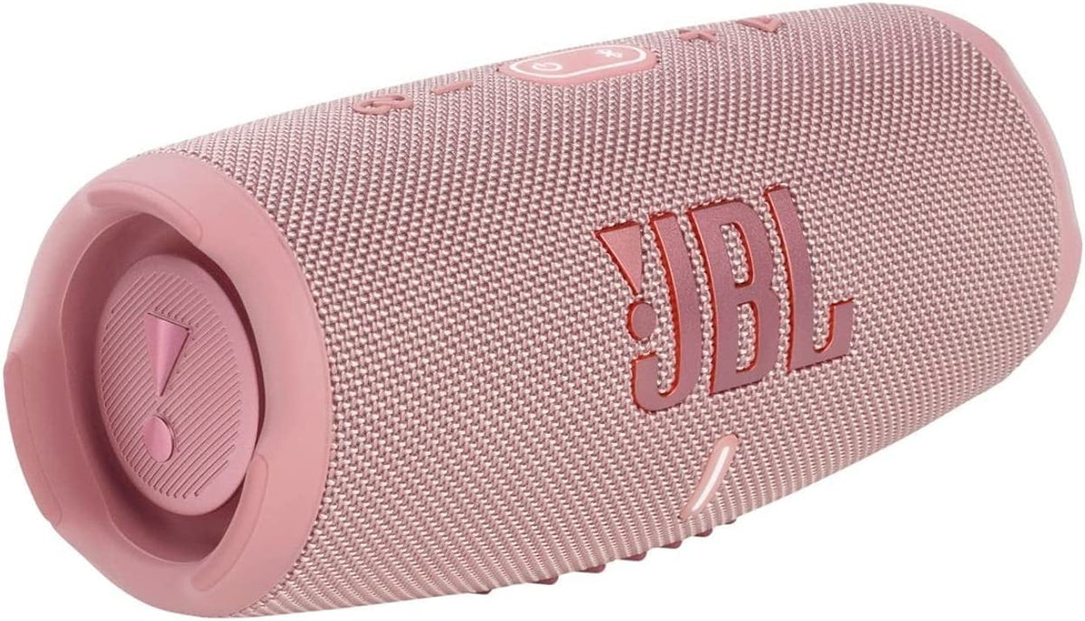 JBL Charge 5 Bluetooth Portable Speaker, Pink, JBLCHARGE5PINKAM