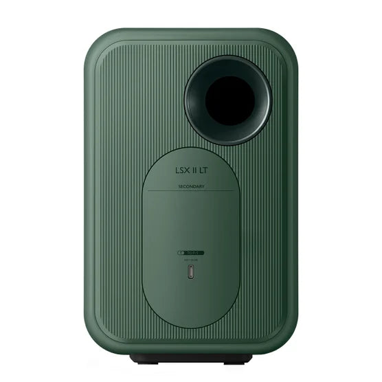 KEF LSX II LT Powered speakers with Wi-Fi, Apple AirPlay® 2, Google Cast, and Bluetooth® (Sage Green)