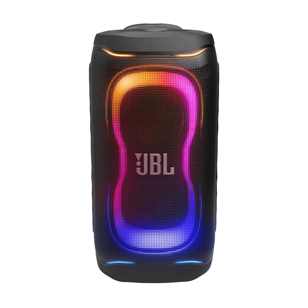 JBL PartyBox 330 - Portable party speaker with JBL legendary sound, futuristic lighting, a telescopic handle and wide wheels. - Black