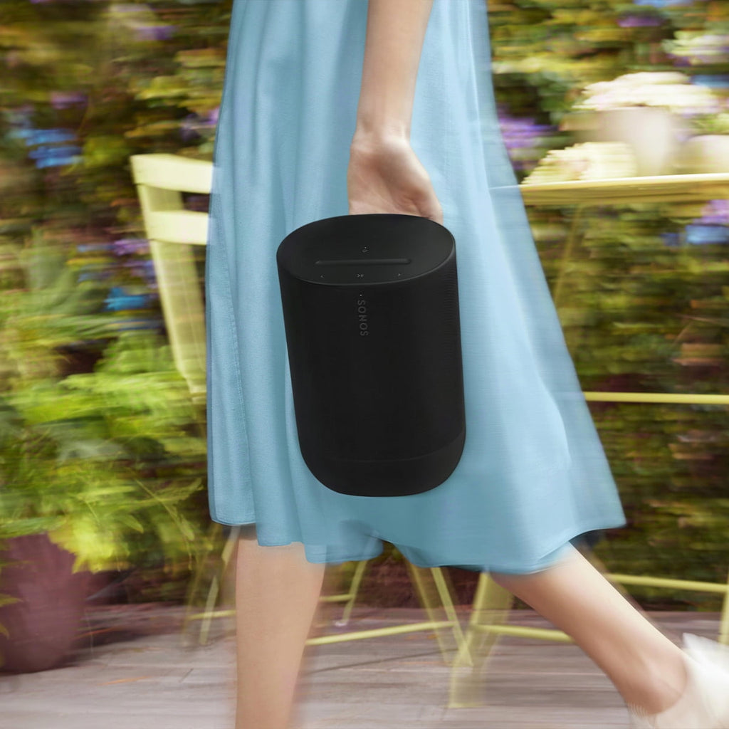 Sonos Move 2 Portable Bluetooth Smart Speaker, Water Resistant, Black