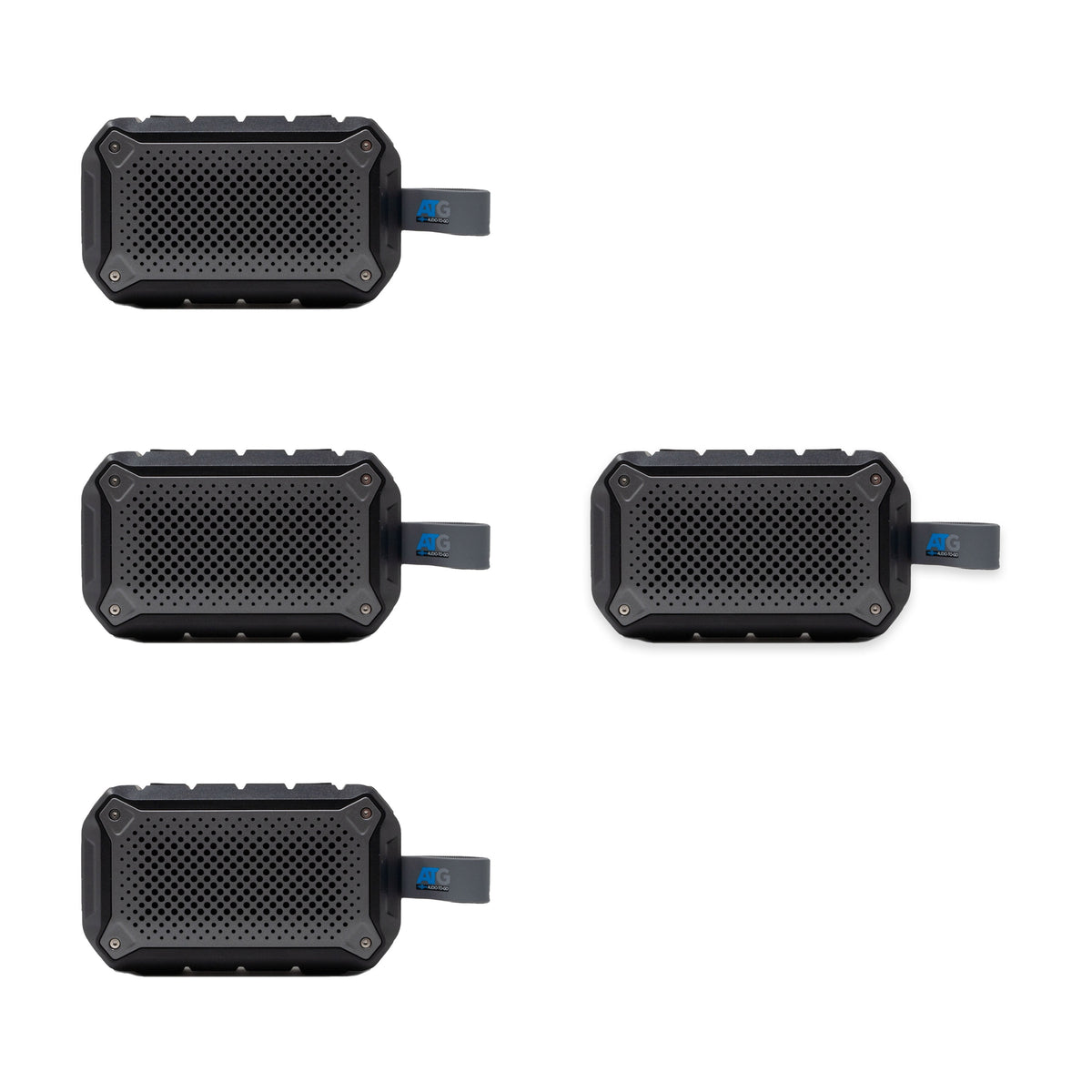 ATG SYDKIK IPX6 Bluetooth Portable Speaker 4-Pack