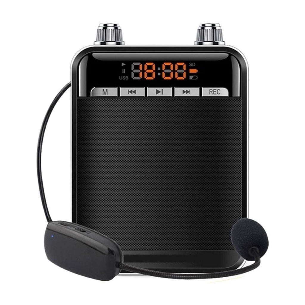 Blue-tooth Smart Wireless Voice Amplifier For Teachers Megaphone Amplifier Speakers UHF Wireless Microphone FM Radio ,Easy to Operate
