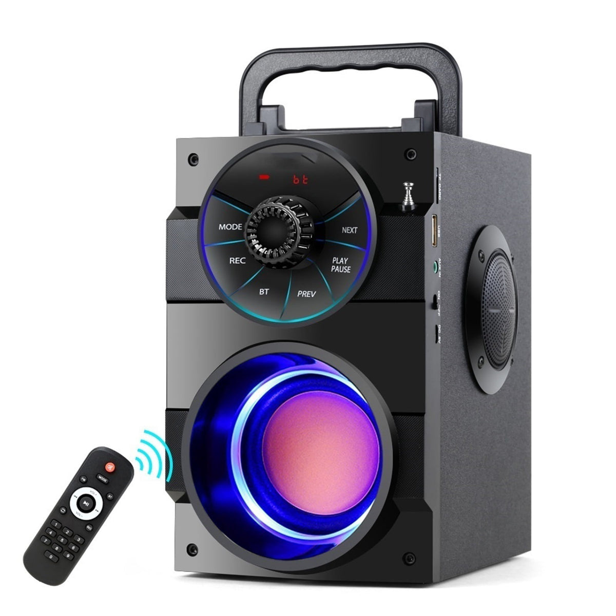 Bluetooth Speaker Portable Big Power Wireless Stereo Subwoofer Heavy Bass Speakers Sound Box Support ,Bike Audio