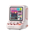 Divoom AstroToo Smart Pixel Art Bluetooth Speaker with App-Controlled Display, Digital Photo Frame, Desk Clock and 5000mAh Battery, Pink