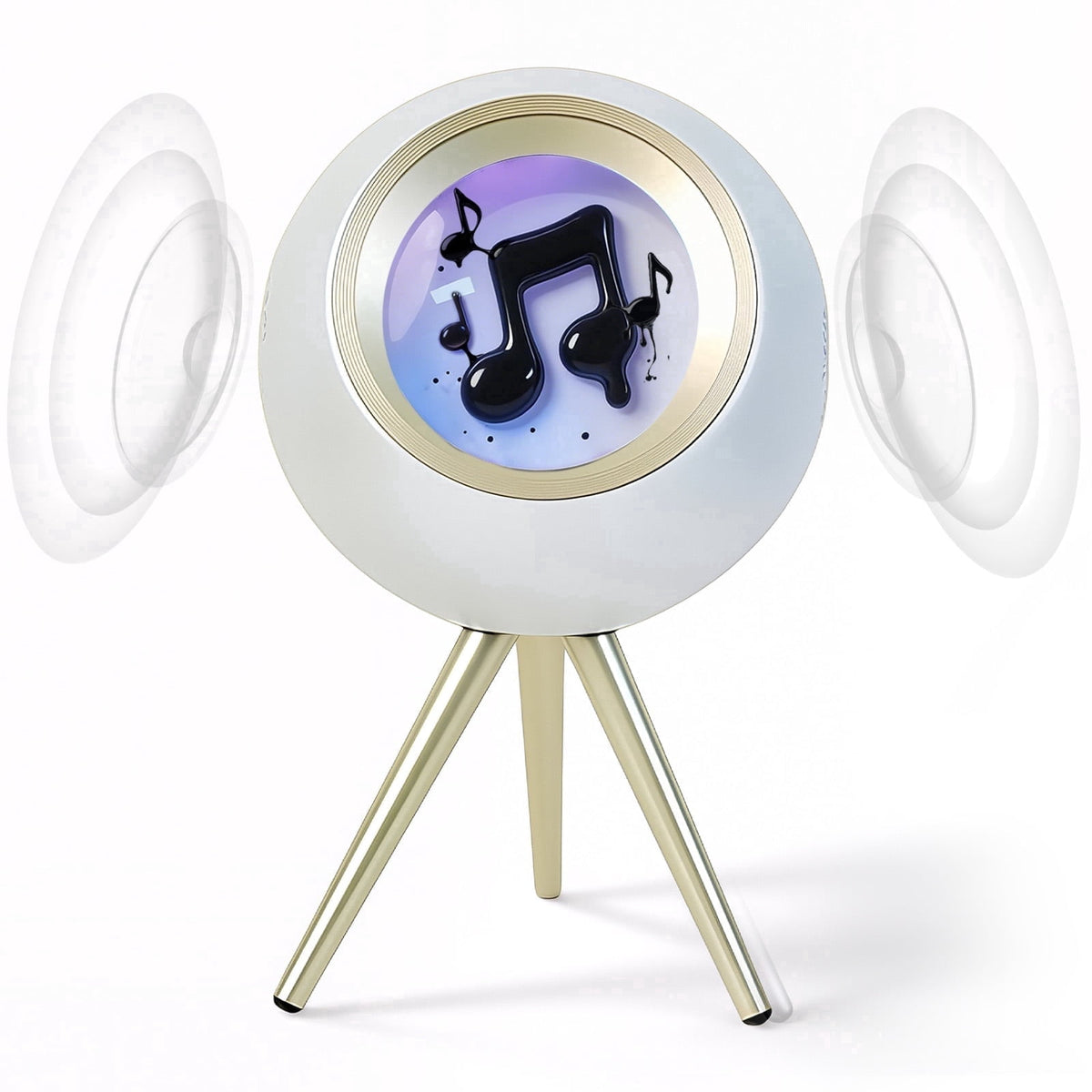 XRELIATECH Ferrofluid Speaker,30W High-Power Bluetooth Audio Visualizer Enhanced Bass&Crisp High, Dual Stereo&TWS Paired,Vibrant Ambient Colorlight